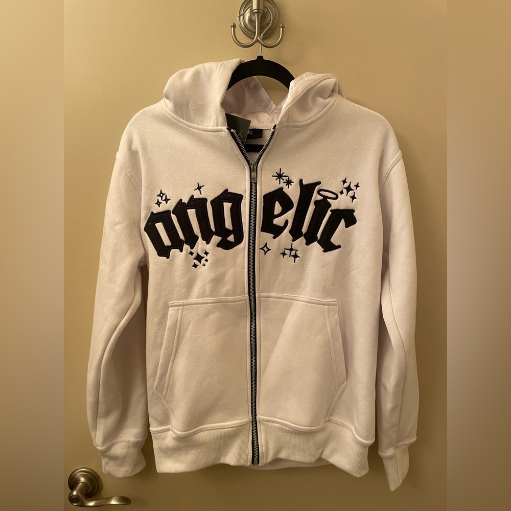 NWT Angelic Motion Zip Hoodie